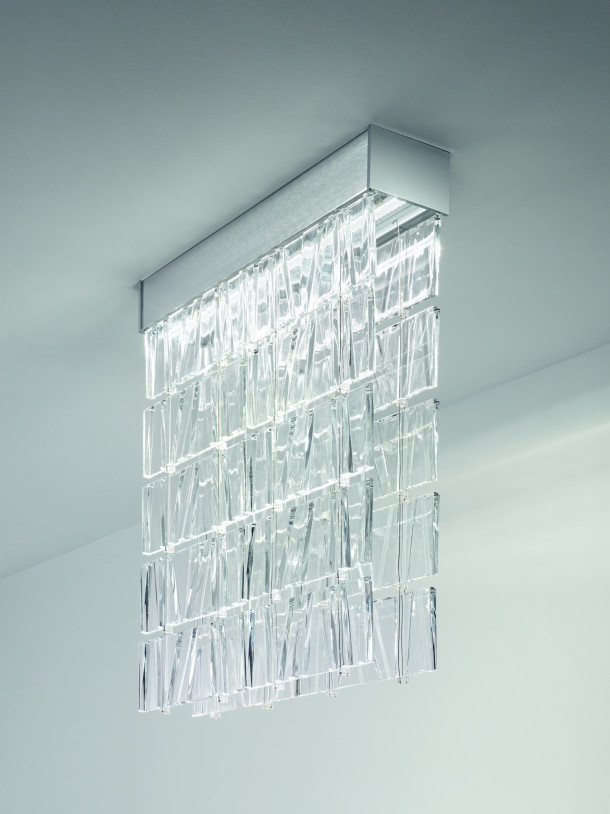 Tile L2 (Strip LED) D95 - Lampada a soffitto