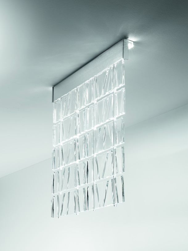 Tile L1 (Strip LED) D95 - Lampada a soffitto