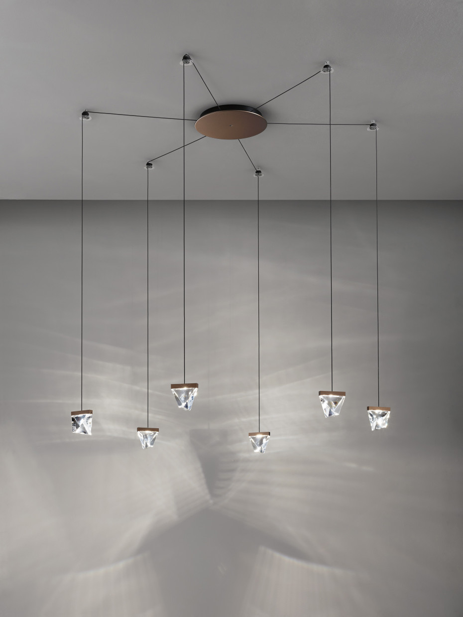 Tripla F41 - Lampada a parete/soffitto