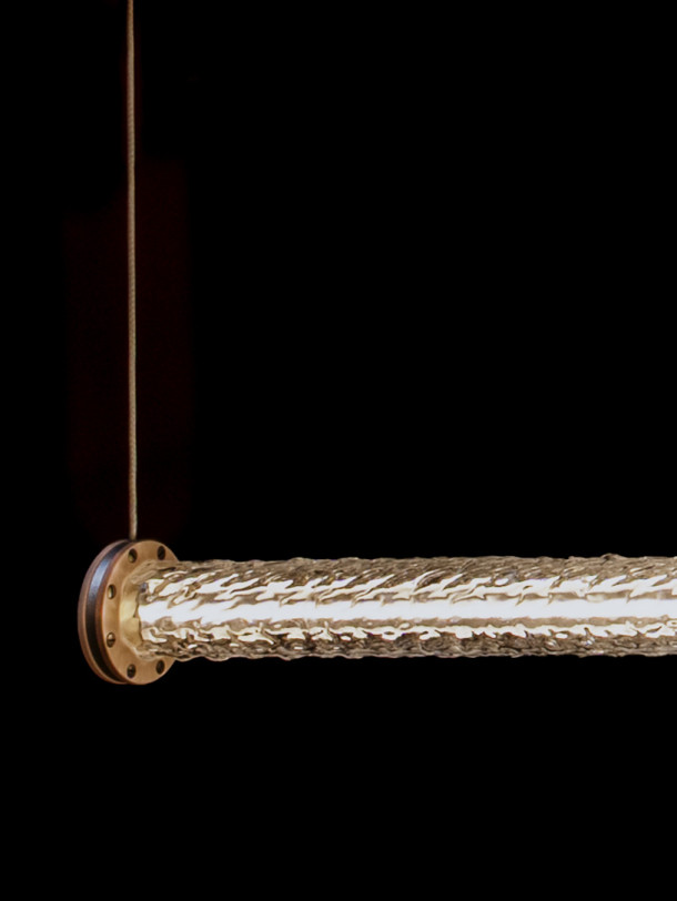 Santo F74 - Lampada a sospensione orizzontale